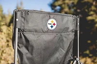 Picnic Time Pittsburgh Steelers Logo Big Bear XXL Camp Chair with Cooler