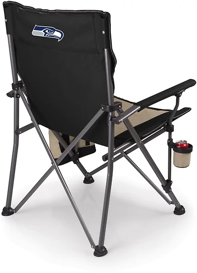Picnic Time Seattle Seahawks Logo Big Bear XXL Camp Chair with Cooler