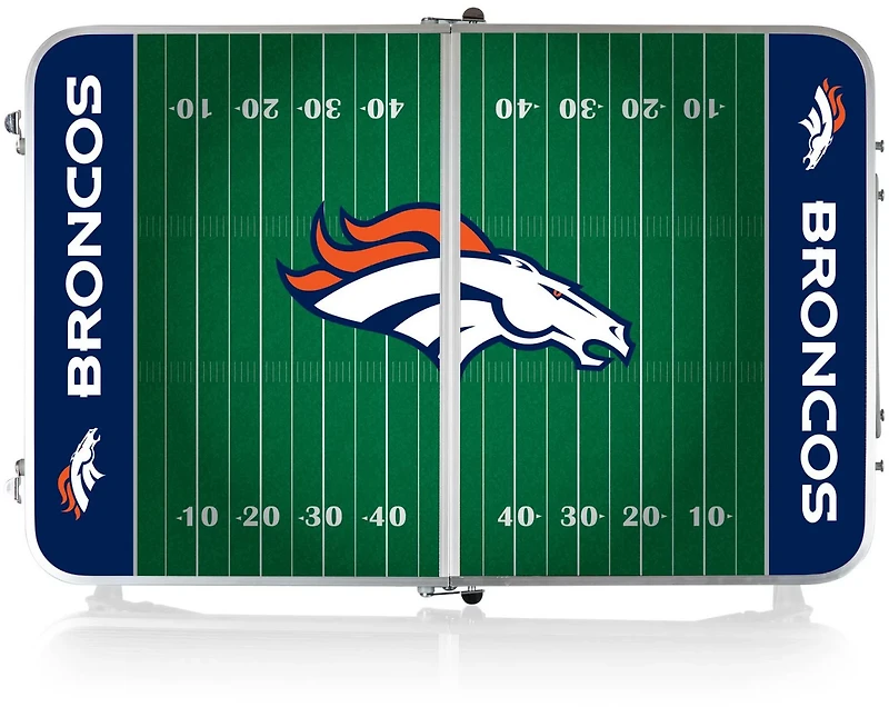 Picnic Time Denver Broncos Mini Portable Folding Table