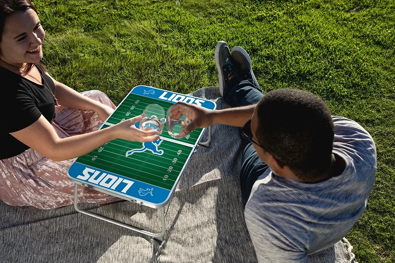Picnic Time Detroit Lions Mini Portable Folding Table