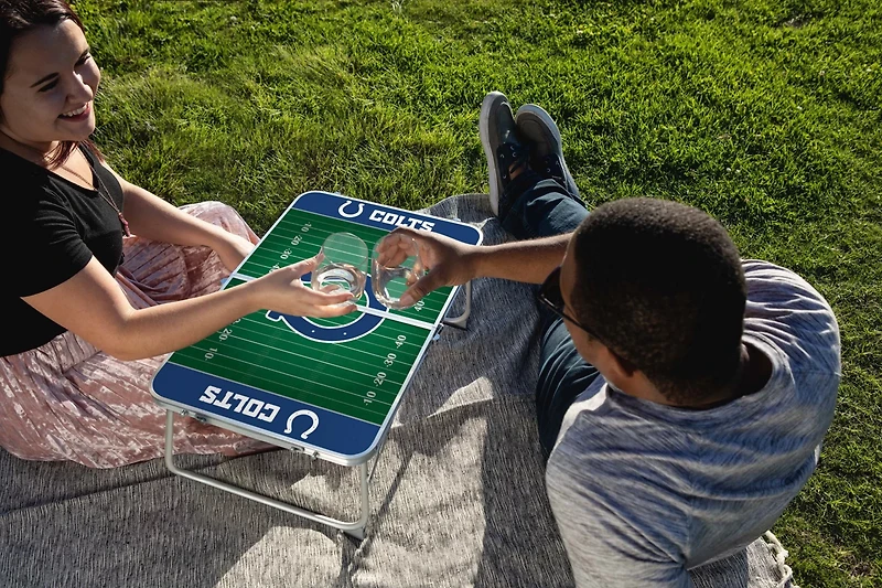 Picnic Time Indianapolis Colts Mini Portable Folding Table