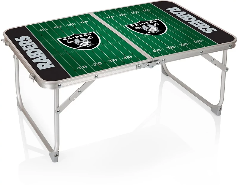 Picnic Time Oakland Raiders Mini Portable Folding Table