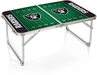 Picnic Time Oakland Raiders Mini Portable Folding Table