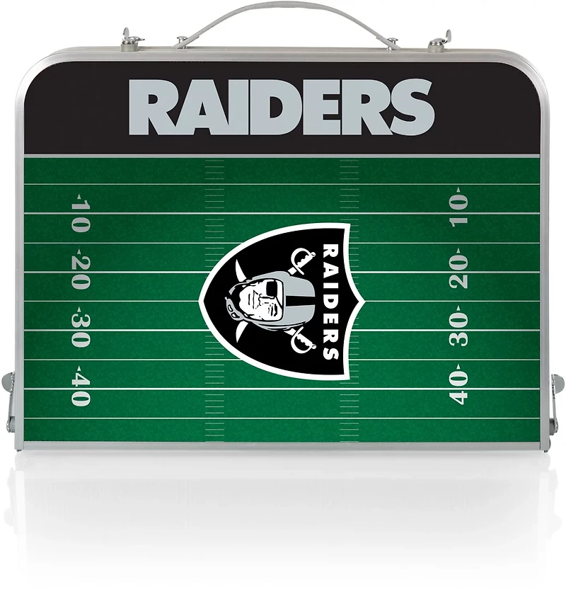 Picnic Time Oakland Raiders Mini Portable Folding Table
