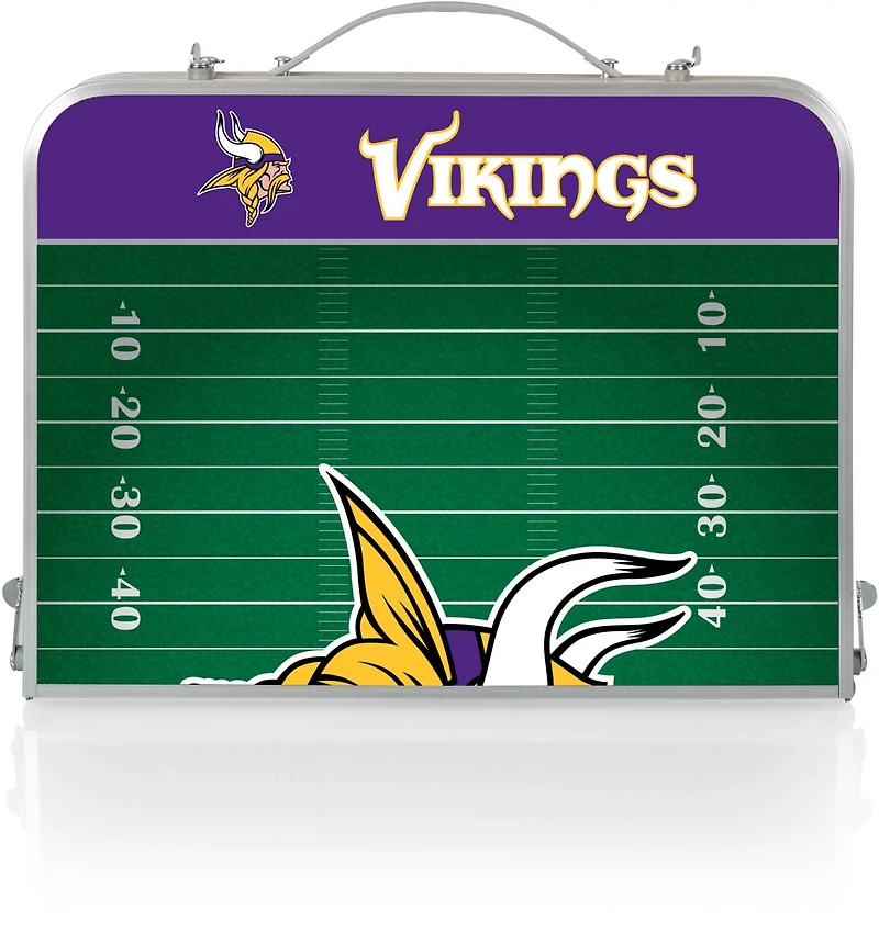 Picnic Time Minnesota Vikings Mini Portable Folding Table