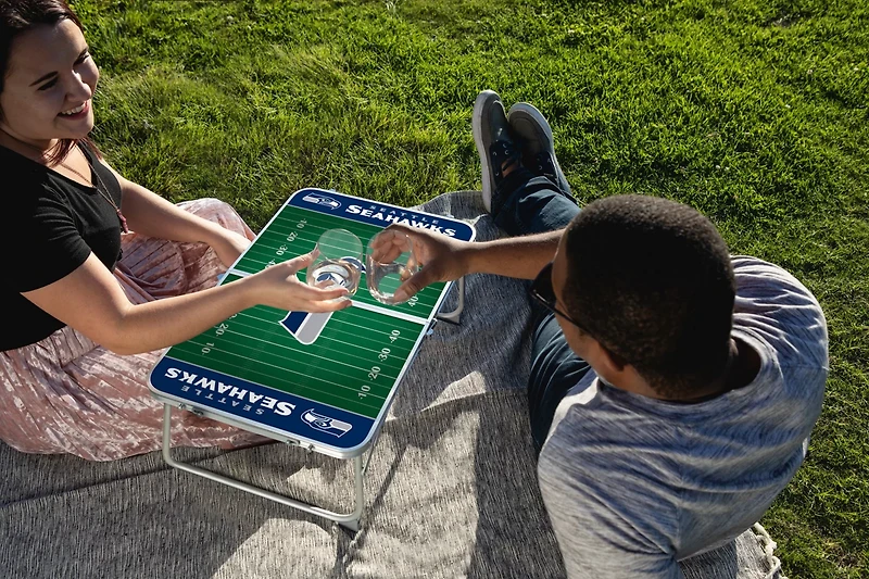Picnic Time Seattle Seahawks Mini Portable Folding Table