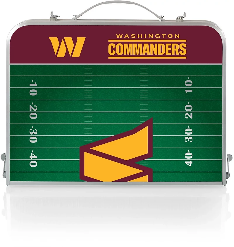 Picnic Time Washington Commanders Mini Portable Folding Table