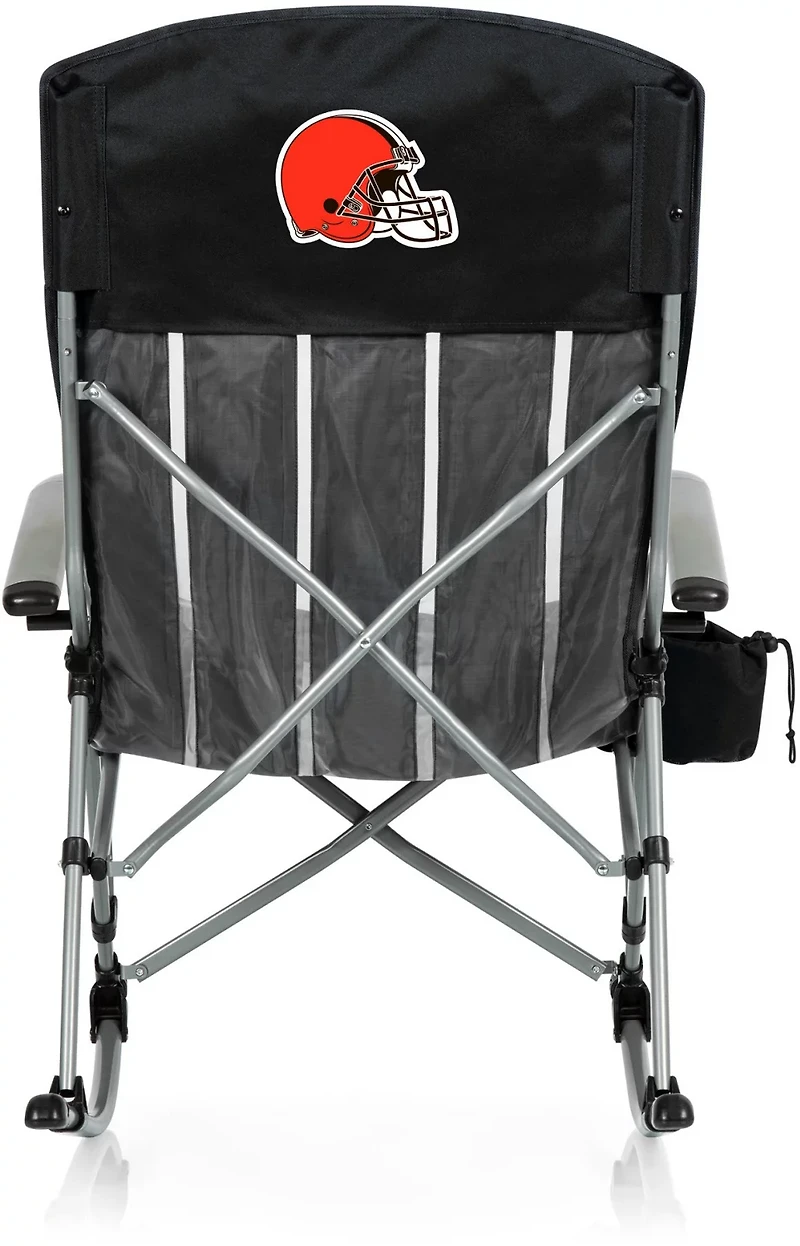 Picnic Time Cleveland Browns Outdoor Rocking Camp Chair