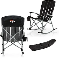 Picnic Time Denver Broncos Outdoor Rocking Camp Chair