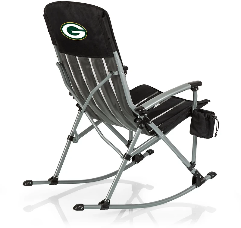 Picnic Time Green Bay Packers Outdoor Rocking Camp Chair