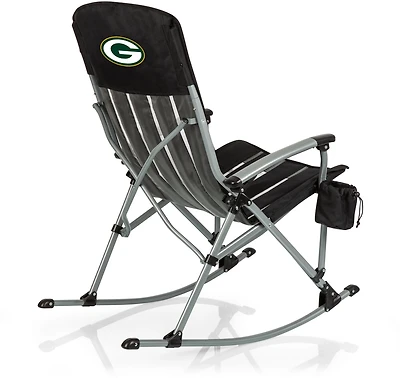 Picnic Time Green Bay Packers Outdoor Rocking Camp Chair
