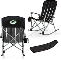 Picnic Time Green Bay Packers Outdoor Rocking Camp Chair