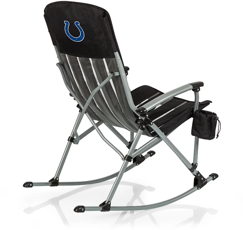 Picnic Time Indianapolis Colts Outdoor Rocking Camp Chair