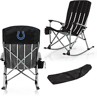 Picnic Time Indianapolis Colts Outdoor Rocking Camp Chair