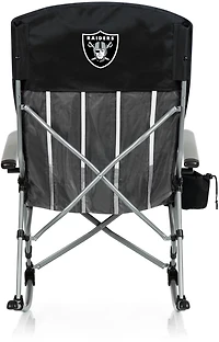 Picnic Time Oakland Raiders Outdoor Rocking Camp Chair