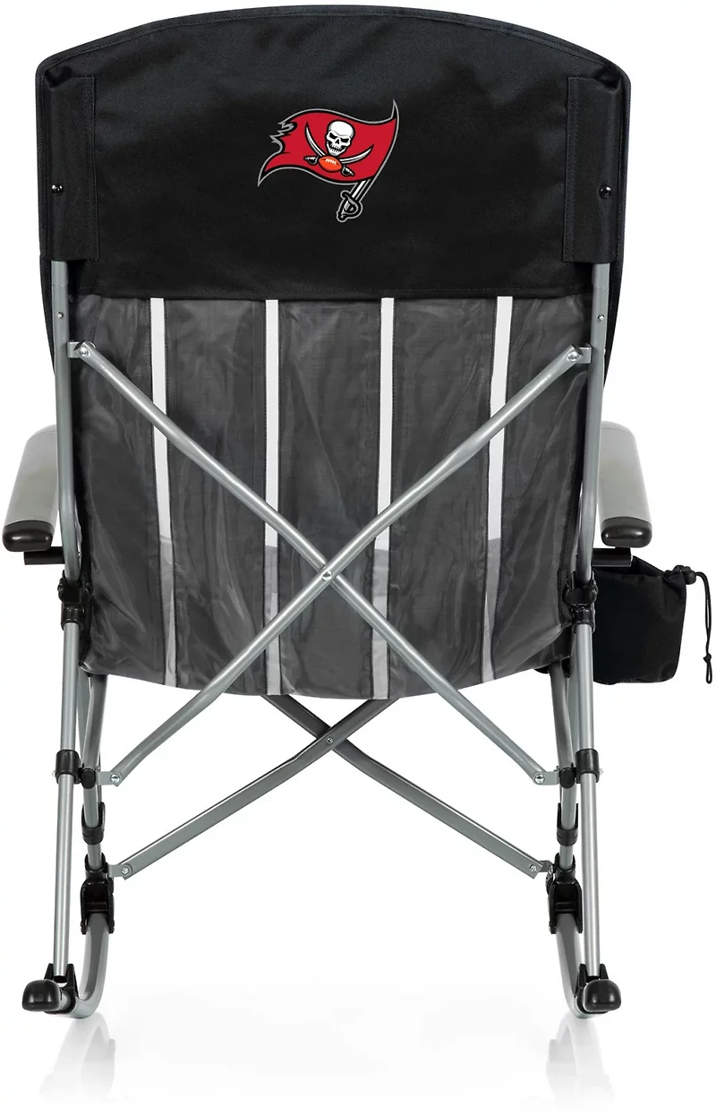 Picnic Time Tampa Bay Buccaneers Outdoor Rocking Camp Chair