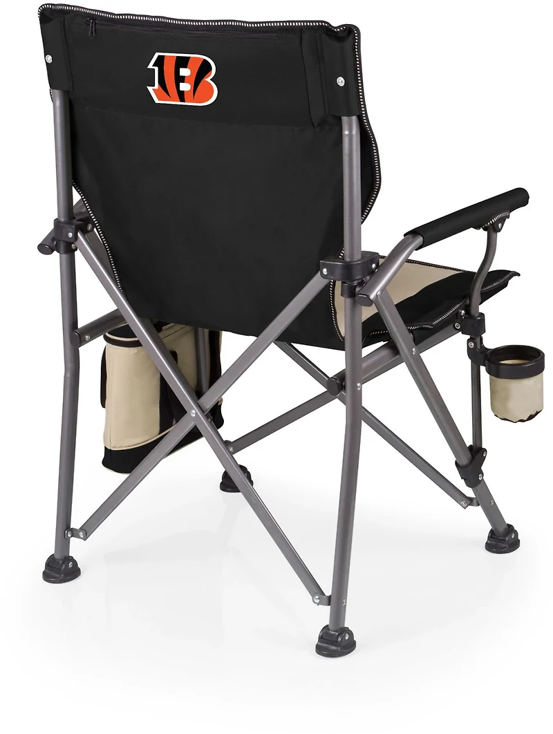 Picnic Time Cincinnati Bengals Outlander Folding Camp Chair with Cooler