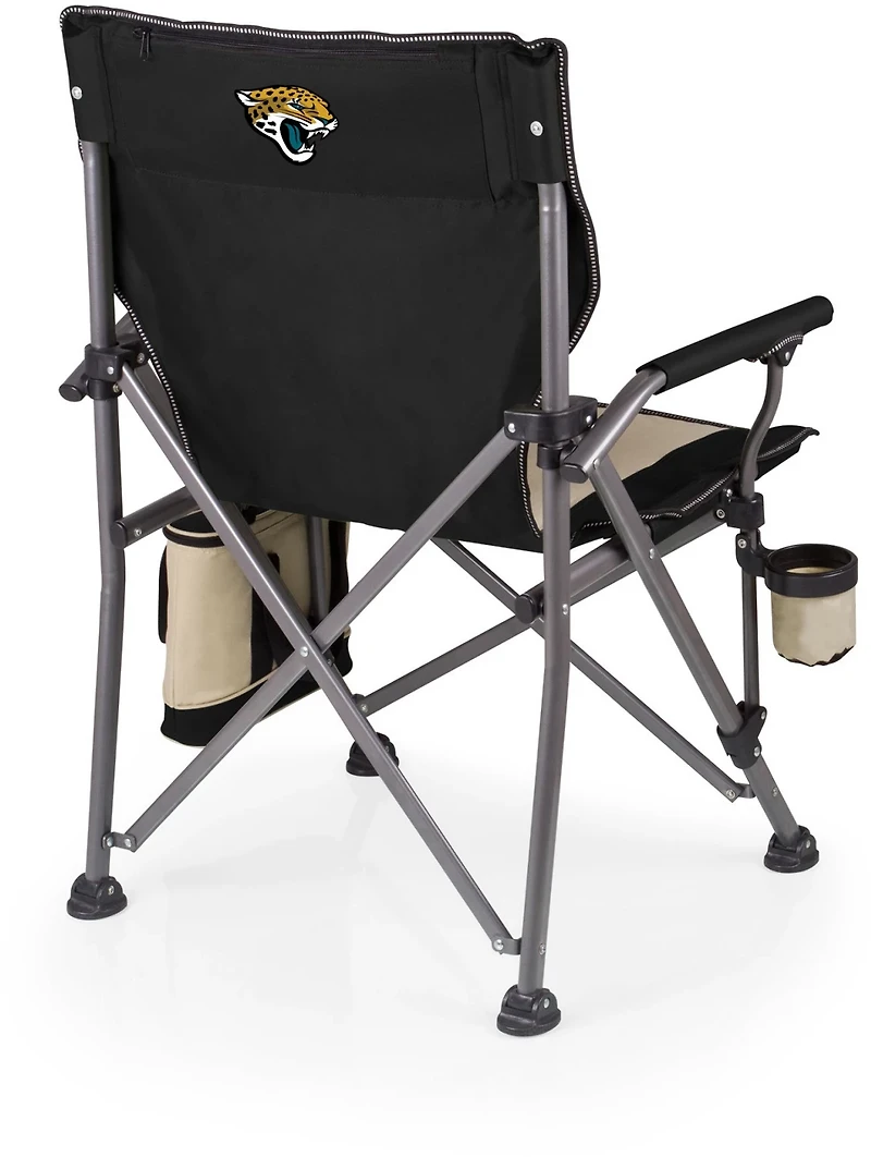 Picnic Time Jacksonville Jaguars Outlander Folding Camp Chair with Cooler