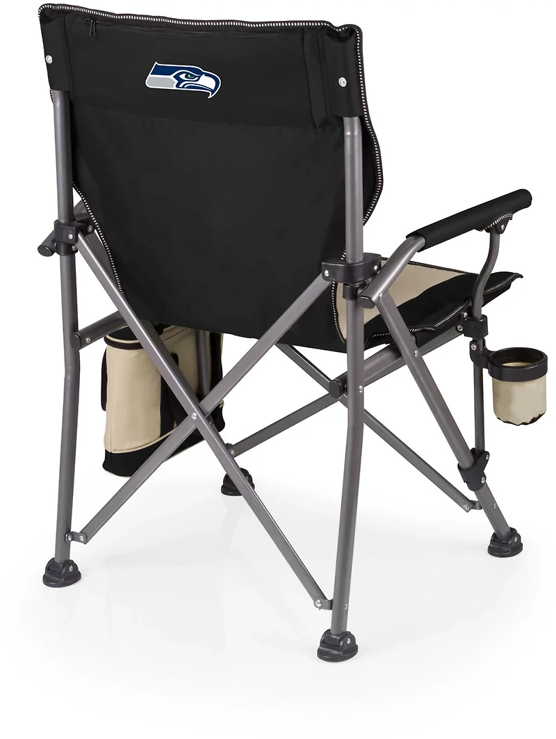 Picnic Time Seattle Seahawks Outlander Folding Camp Chair with Cooler