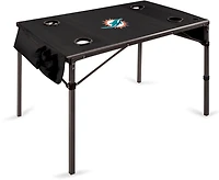 Picnic Time Miami Dolphins Portable Folding Travel Table
