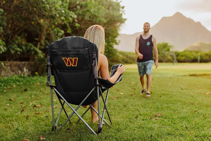 Picnic Time Washington Commanders Reclining Camping Chair