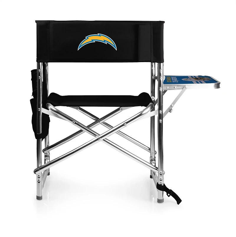 Picnic Time San Diego Chargers Sports Chair with Side Table