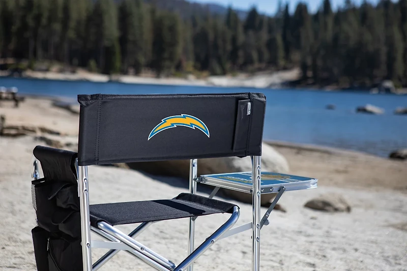 Picnic Time San Diego Chargers Sports Chair with Side Table