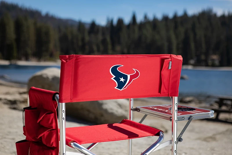 Picnic Time Houston Texans Sports Chair with Side Table