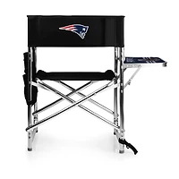 Picnic Time New England Patriots Sports Chair with Side Table