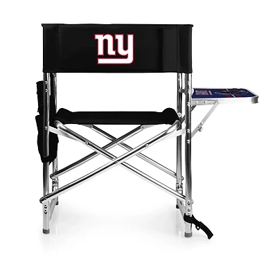 Picnic Time New York Giants Sports Chair with Side Table