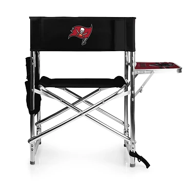 Picnic Time Tampa Bay Buccaneers Sports Chair with Side Table