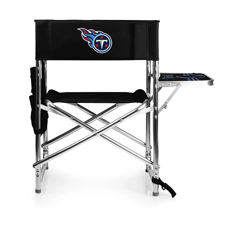 Picnic Time Tennessee Titans Sports Chair with Side Table