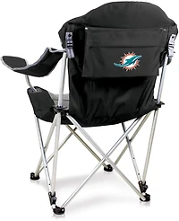 Picnic Time Miami Dolphins Reclining Camping Chair