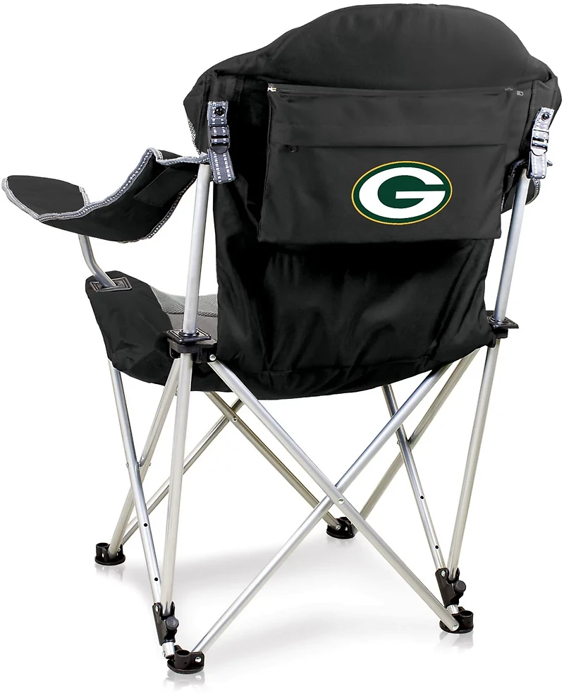 Picnic Time Green Bay Packers Reclining Camping Chair