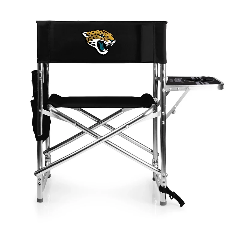 Picnic Time Jacksonville Jaguars Sports Chair with Side Table