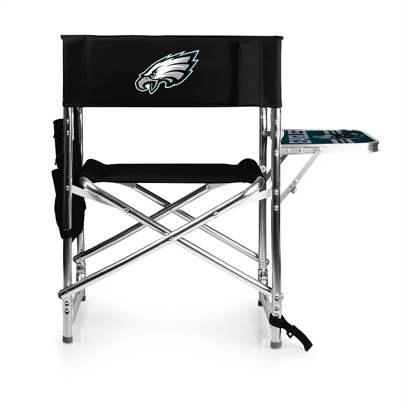 Picnic Time Philadelphia Eagles Sports Chair with Side Table