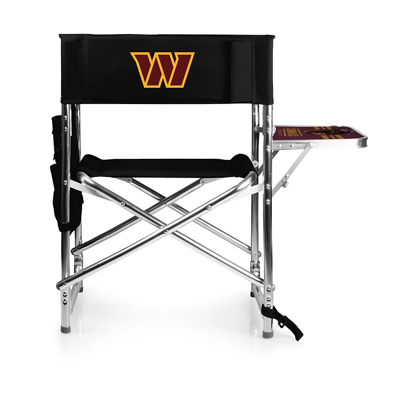 Picnic Time Washington Commanders Sports Chair with Side Table
