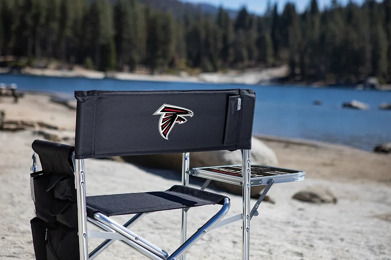 Picnic Time Atlanta Falcons Sports Chair with Side Table