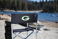 Picnic Time Green Bay Packers Sports Chair with Side Table