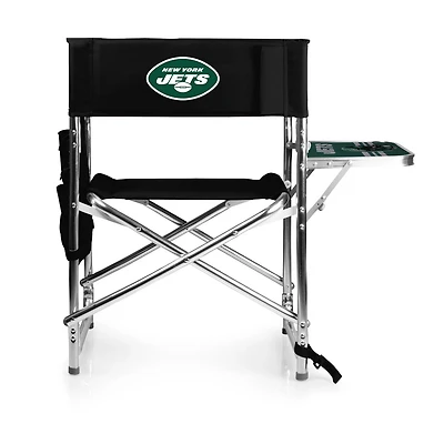Picnic Time New York Jets Sports Chair with Side Table