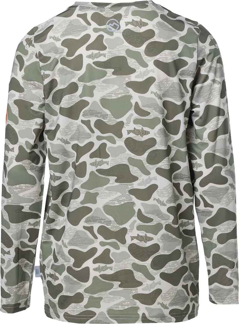 Magellan Outdoors Boys' Mallard Fish Camo Long Sleeve T-shirt