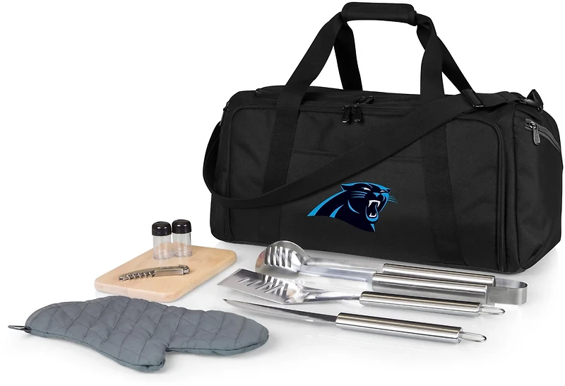 Picnic Time Carolina Panthers BBQ Grill Set and Cooler Kit