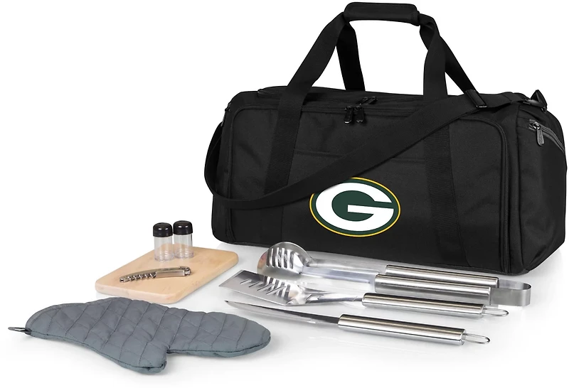 Picnic Time Green Bay Packers BBQ Grill Set and Cooler Kit