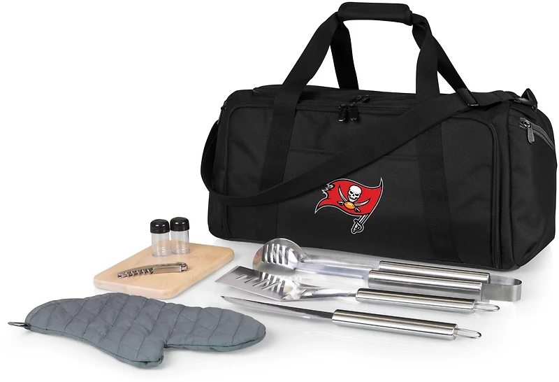 Picnic Time Tampa Bay Buccaneers BBQ Grill Set and Cooler Kit