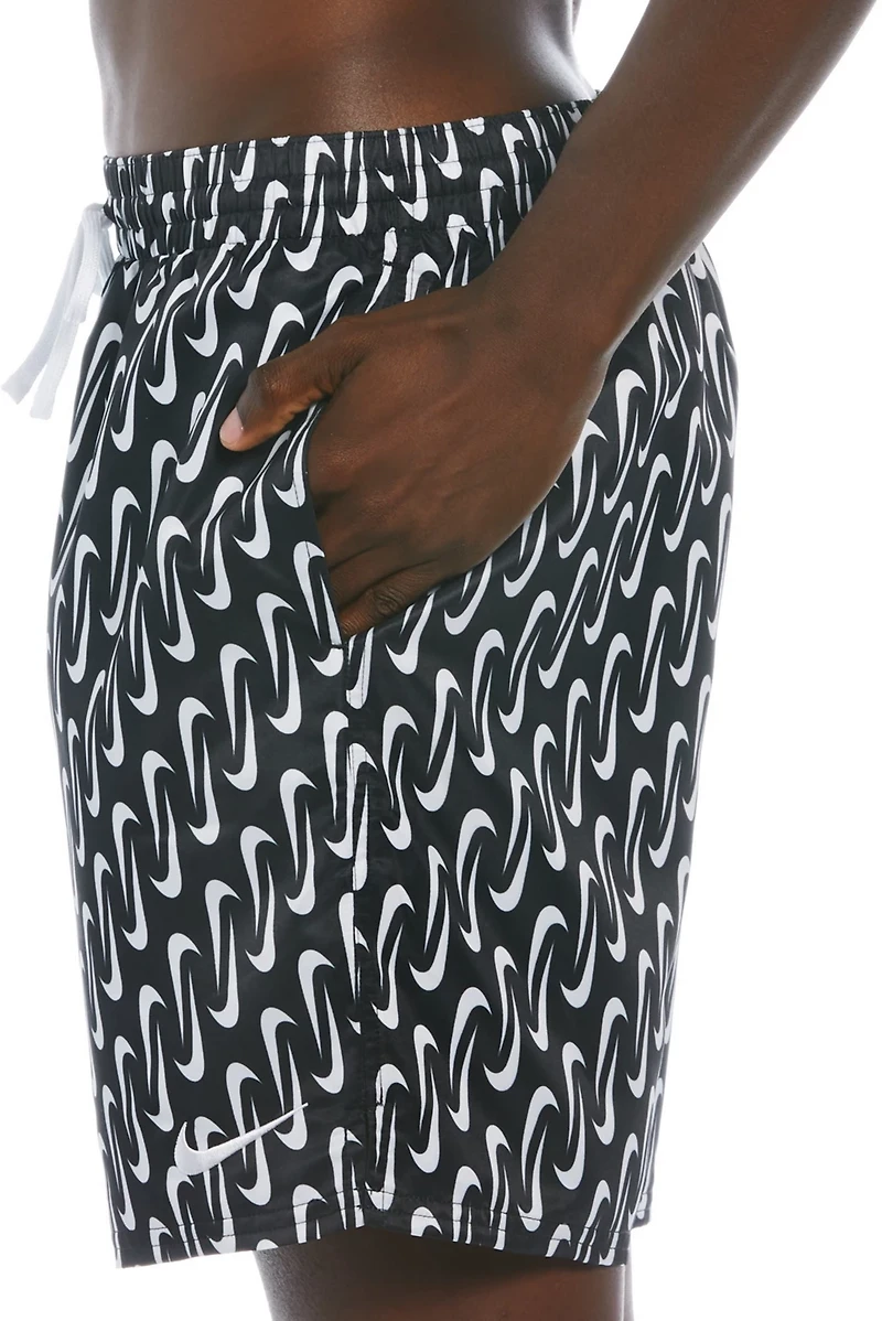 Nike Men's Nike Swoosh Link 7 in Volley Board Shorts