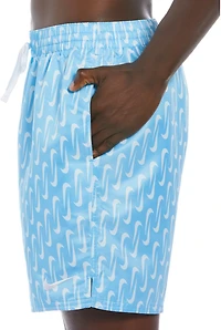 Nike Men's Swoosh Link 7 Volley Board Shorts