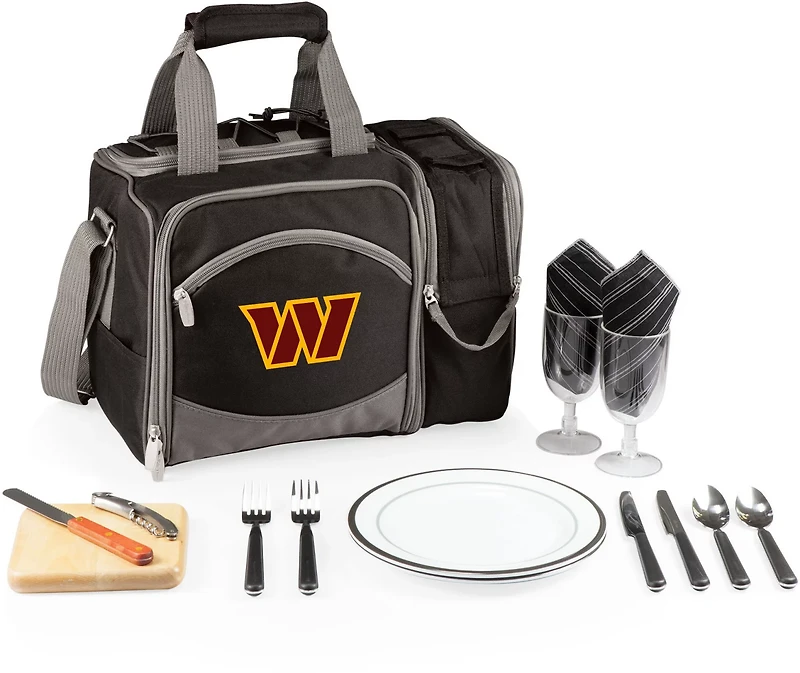 Picnic Time Washington Commanders Malibu Picnic Basket Soft Cooler