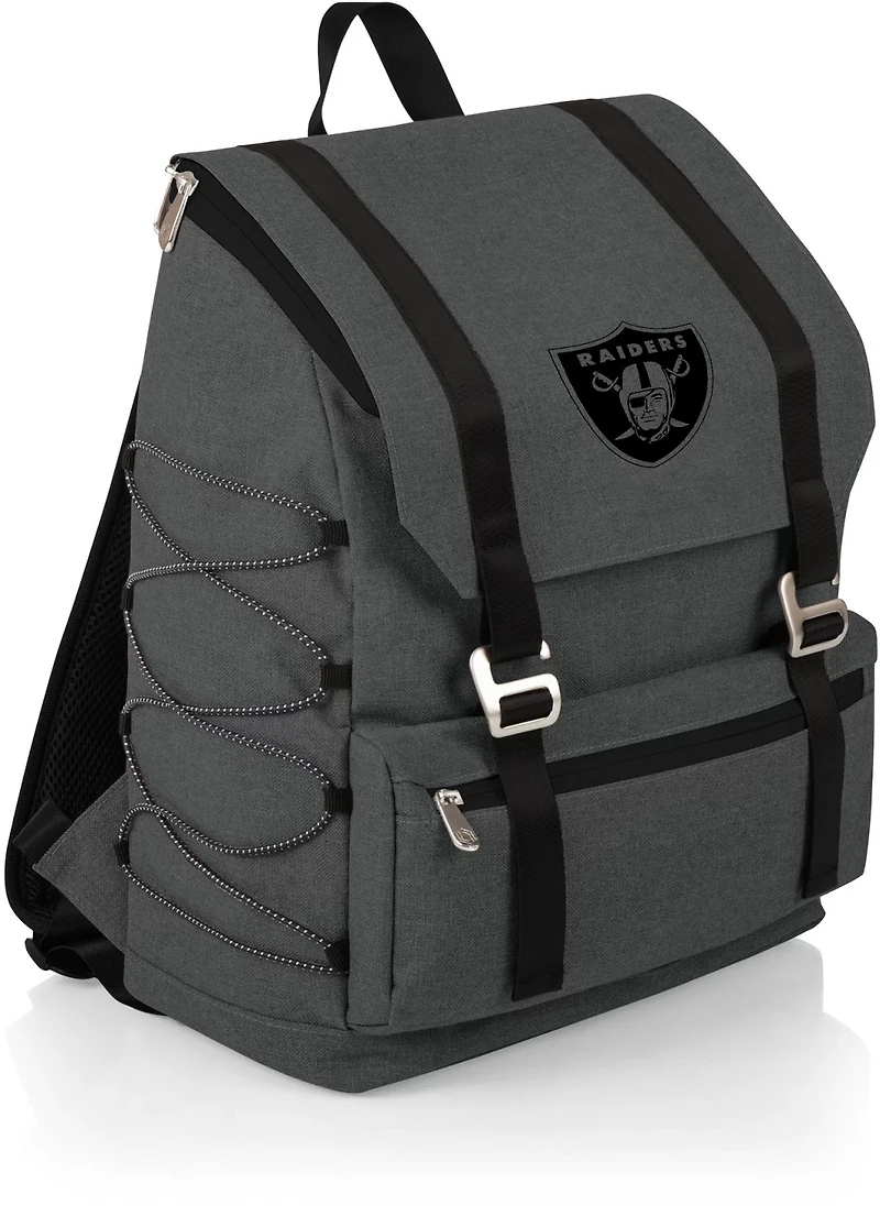 Picnic Time Oakland Raiders On The Go Traverse Cooler Backpack