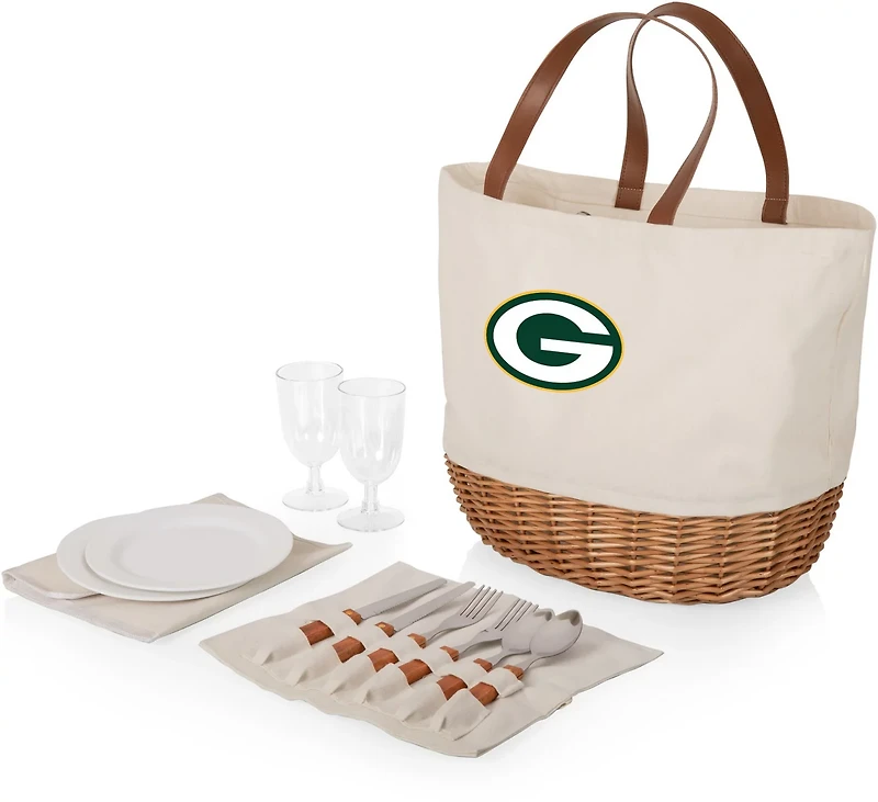 Picnic Time Green Bay Packers Promenade Picnic Basket Set