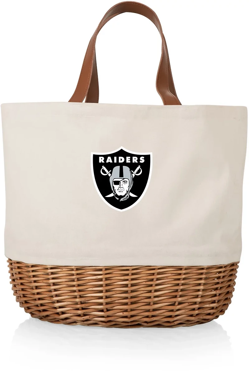 Picnic Time Las Vegas Raiders Promenade Picnic Basket Set
